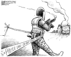 MILITARIZATION by Adam Zyglis