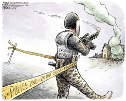 MILITARIZATION by Adam Zyglis