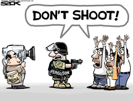 FERGUSON POLICE by Steve Sack