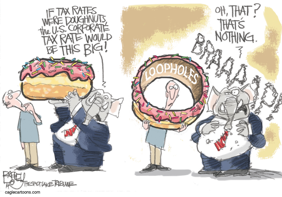  CORPORATE TAXES by Pat Bagley