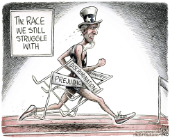 RACE AND AMERICA by Adam Zyglis