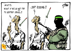 HUMOR IN GAZA by Tom Janssen