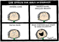 SCHOOLGIRLS ON STEROIDS by Bob Englehart