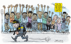 FERGUSON WAVE by Daryl Cagle