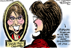 SARAH PALIN TV by Milt Priggee