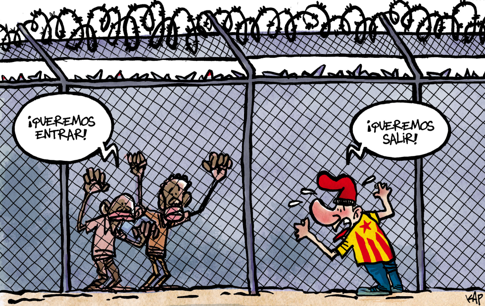  PROBLEMAS EN LAS FRONTERAS by Kap