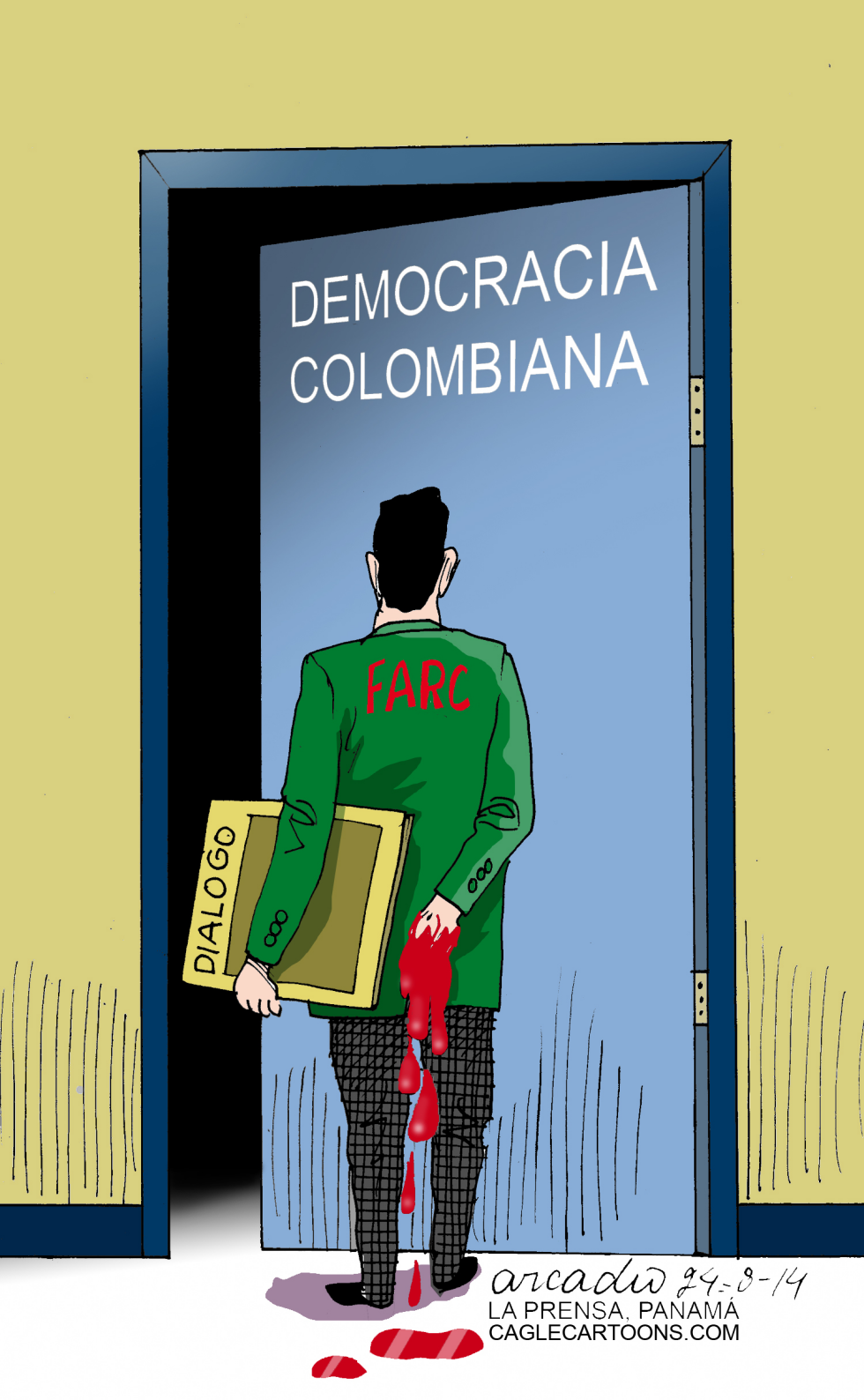  GUERILLA COLOMBIANA ABRE PUERTA DEMOCRáTICA by Arcadio Esquivel