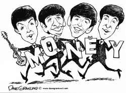 BEATLES MONEY SONG 50TH by Dave Granlund