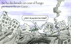 EL CESE EL FUEGO EN GAZA by Taylor Jones