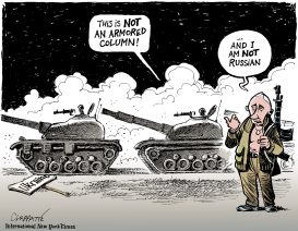 PUTIN INVADING UKRAINE by Patrick Chappatte