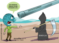 LA GUERRA DEBE SER CONTRA EL EBOLA by Arcadio Esquivel