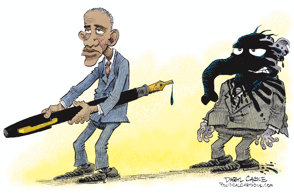  OBAMA, GOP Y ACUERDO INTERNACIONAL DE CAMBIO CLIMA by Daryl Cagle