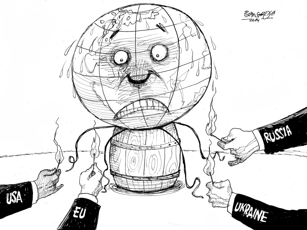  UKRIANE WORLD POWDERKEG by Petar Pismestrovic