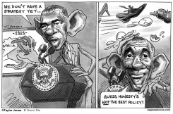 OBAMA STRAGEGIZES by Taylor Jones