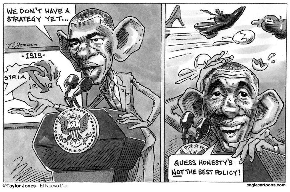  OBAMA STRAGEGIZES by Taylor Jones