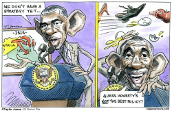 OBAMA STRATEGIZES  by Taylor Jones