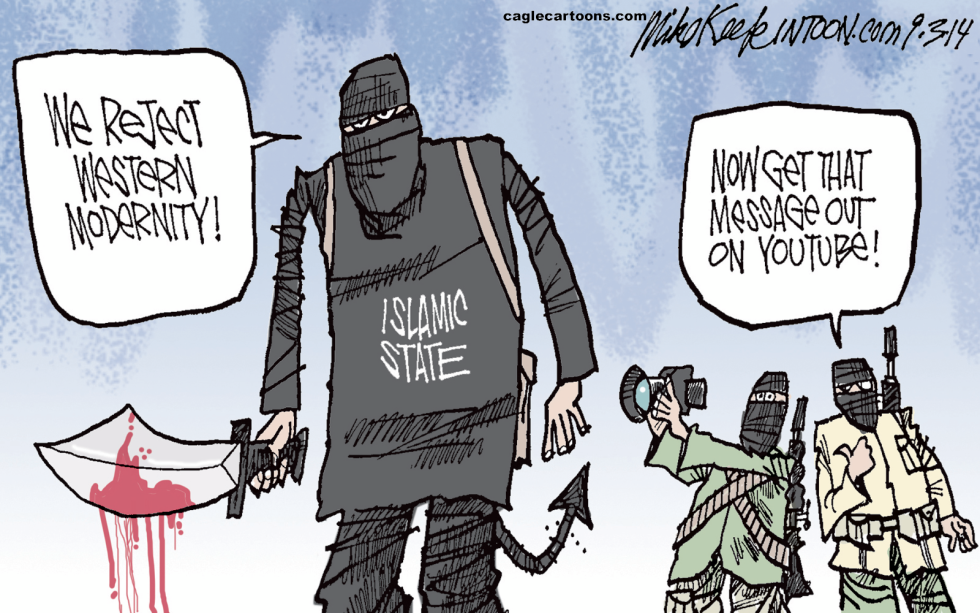  ISIS VS WESTERN MODERNITY by Mike Keefe