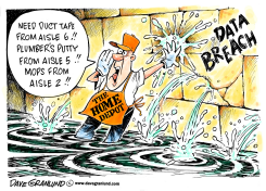 HOME DEPOT DATA BREACH by Dave Granlund