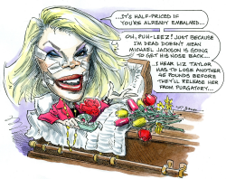 JOAN RIVERS 1933-2014  by Taylor Jones