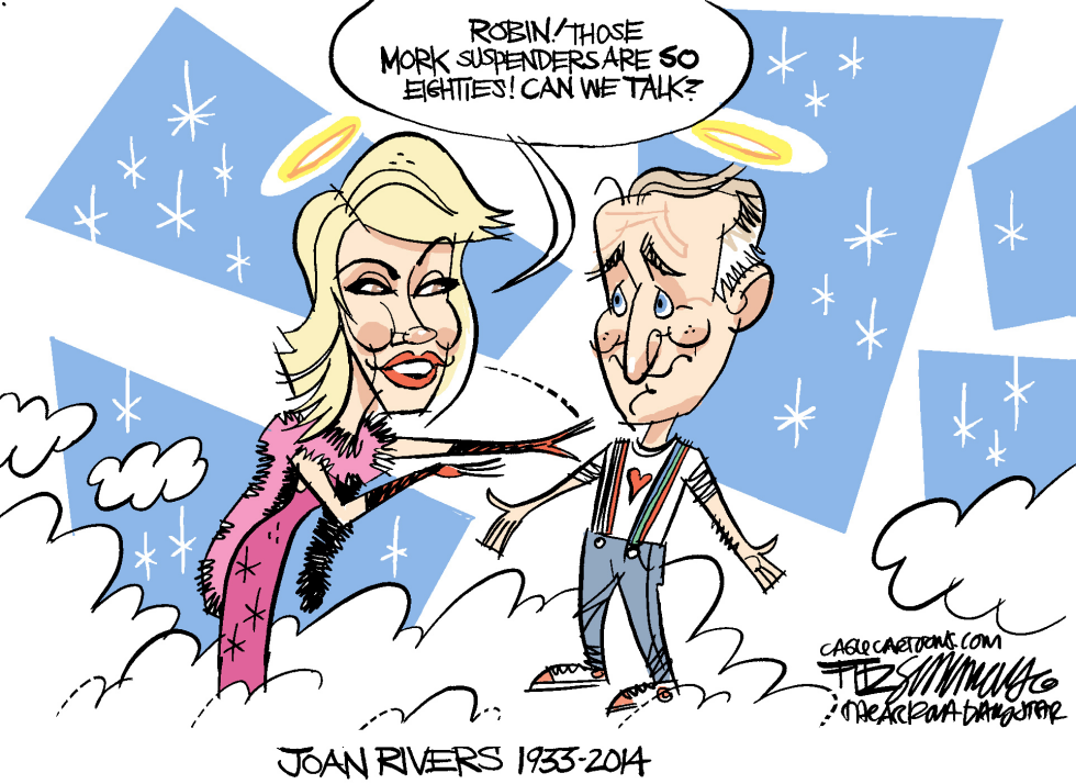  JOAN RIVERS by David Fitzsimmons