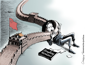 HONG KONG DEMOCRACY by Patrick Chappatte