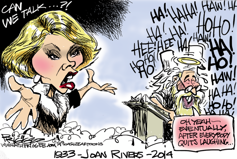  JOAN RIVERS -RIP by Milt Priggee