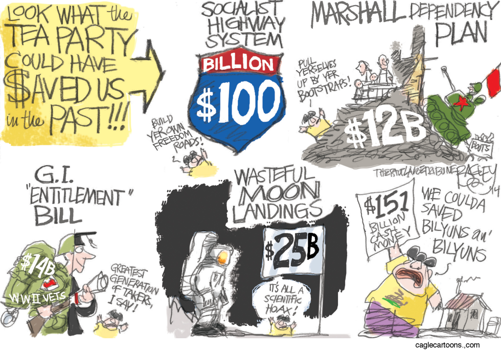  DEFICIT HAWKS by Pat Bagley