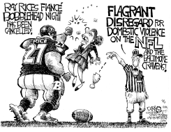 NFL DOMESTIC VIOLENCE by John Darkow