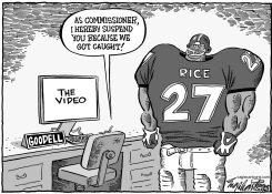 RAY RICE  by Bob Englehart