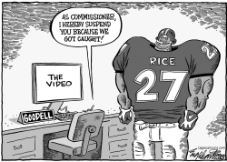 RAY RICE  by Bob Englehart