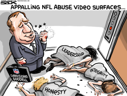 NFL ABUSER by Steve Sack