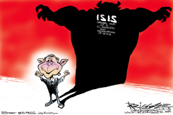 BUSH AND ISIS by Milt Priggee