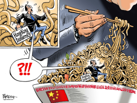 HONG KONG DEMOCRACY by Paresh Nath