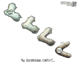 WAR WITH ISIS by Adam Zyglis