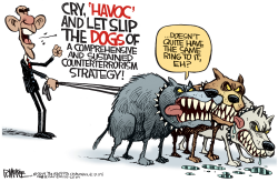 DOGS OF WAR by Rick McKee