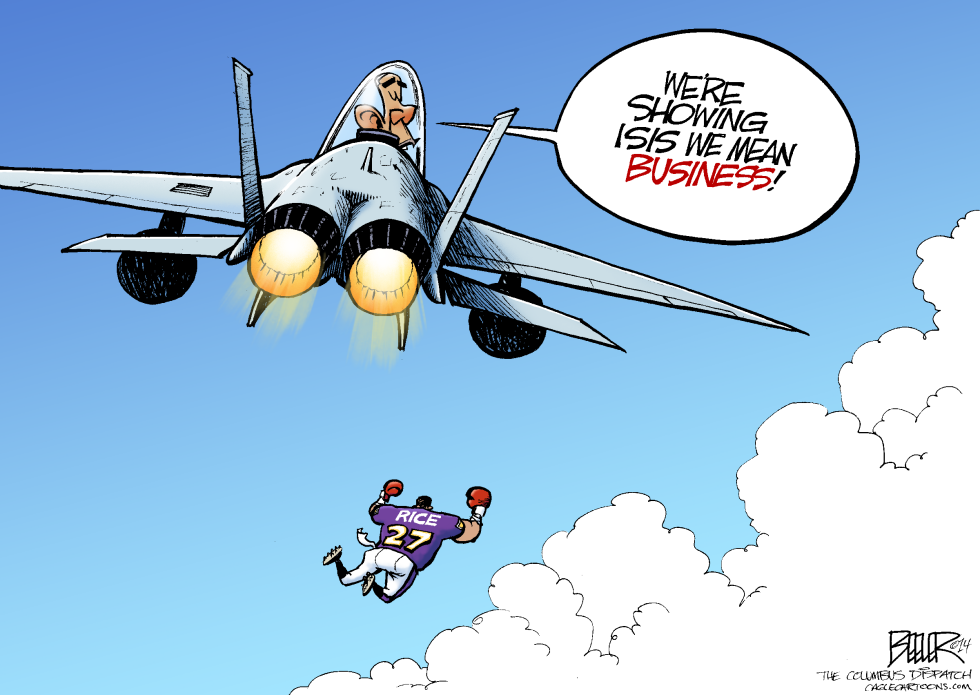  STRIKING ISIS by Nate Beeler