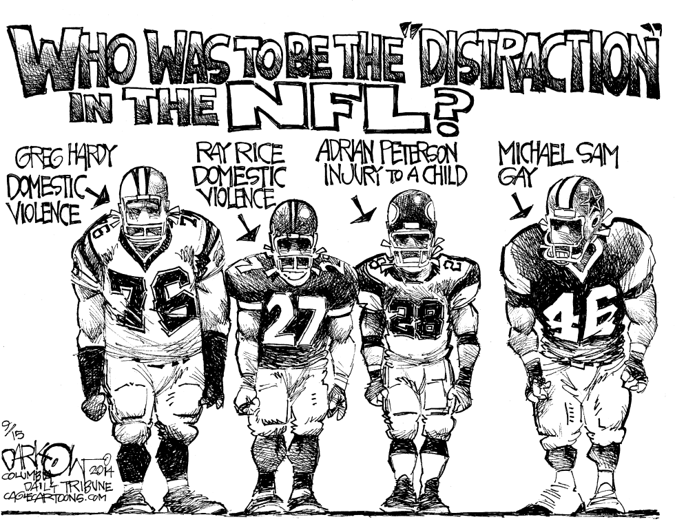  NFL DISTRACTION by John Darkow