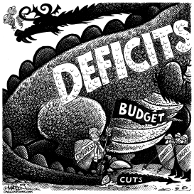 CONGRESS SLAYS TAIL OF DEFICIT DRAGON by RJ Matson