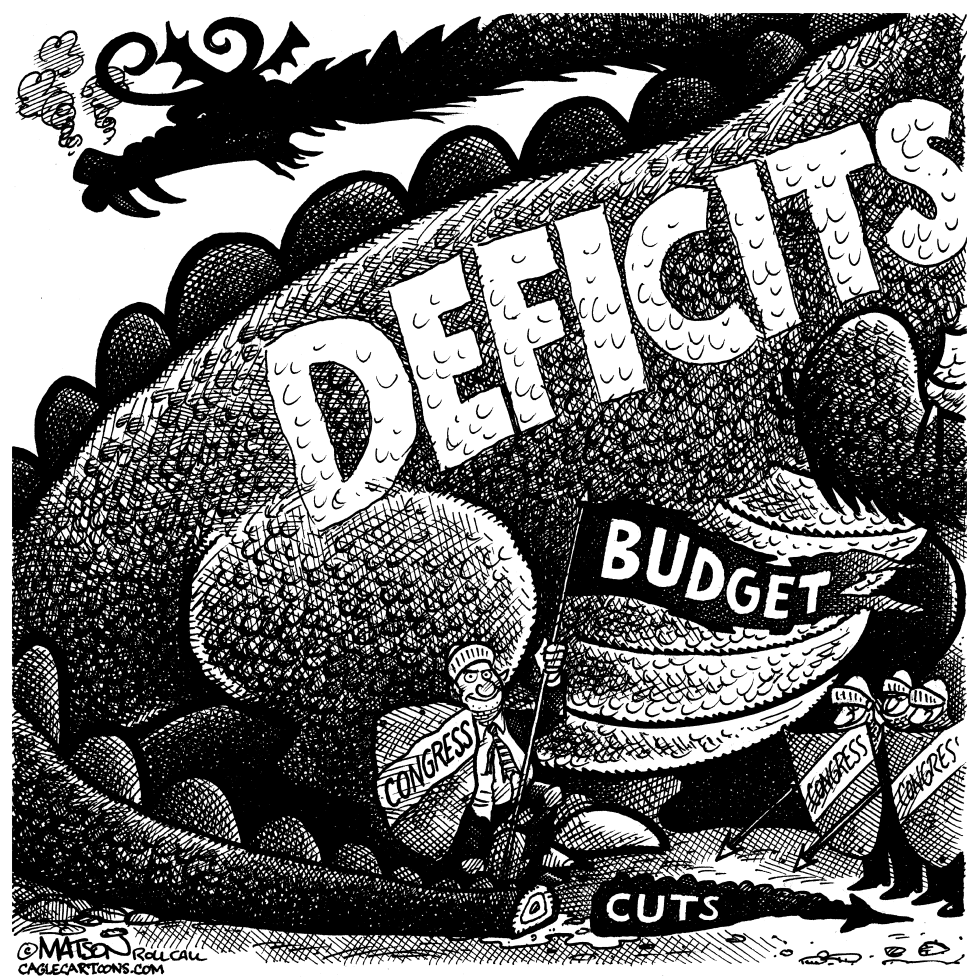  CONGRESS SLAYS TAIL OF DEFICIT DRAGON by RJ Matson