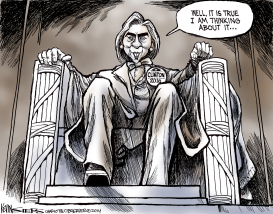 HILLARY CLINTON 2016 by Kevin Siers