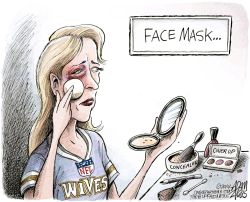 NFL WIVES by Adam Zyglis