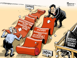 INDIA AND CHINA by Paresh Nath