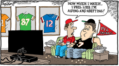 NATIONAL FOOTBALL LEAGUE by Bob Englehart