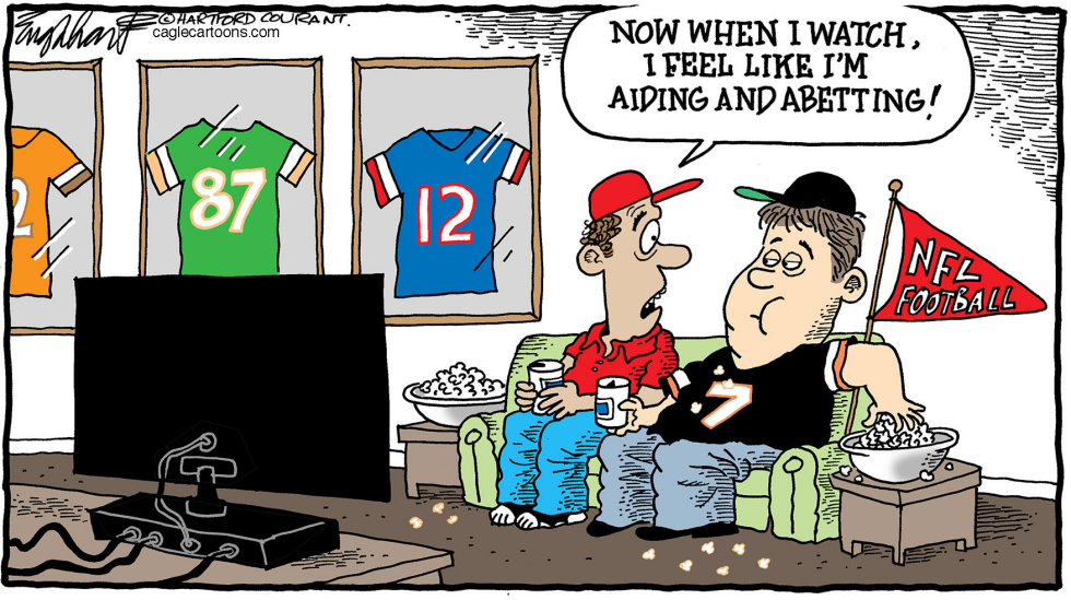  NATIONAL FOOTBALL LEAGUE by Bob Englehart