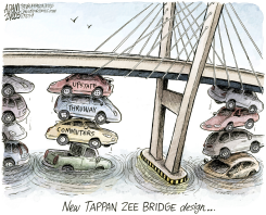 NY STATE BRIDGE by Adam Zyglis