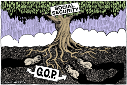 GOP GNAWS ON SOCIAL SECURITY by Wolverton