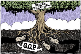 GOP GNAWS ON SOCIAL SECURITY by Wolverton