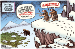 FIRST CLIMATE SUMMIT by Rick McKee