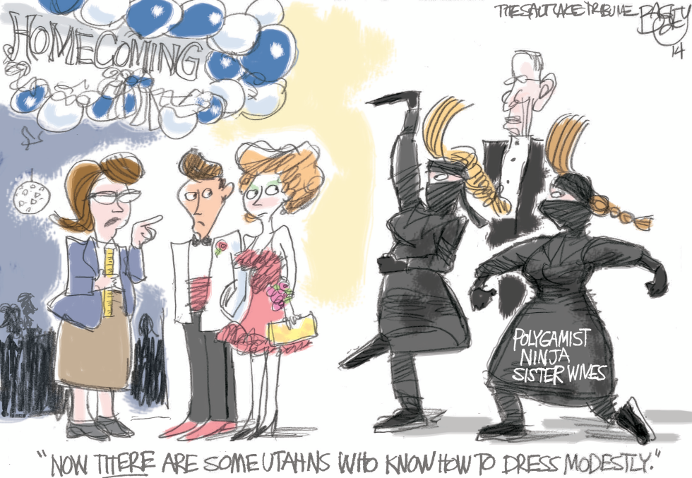  LOCAL POLYGAMIST NINJA SISTER WIVES by Pat Bagley