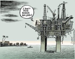 OIL INDUSTRY AND CLIMATE CHANGE by Patrick Chappatte